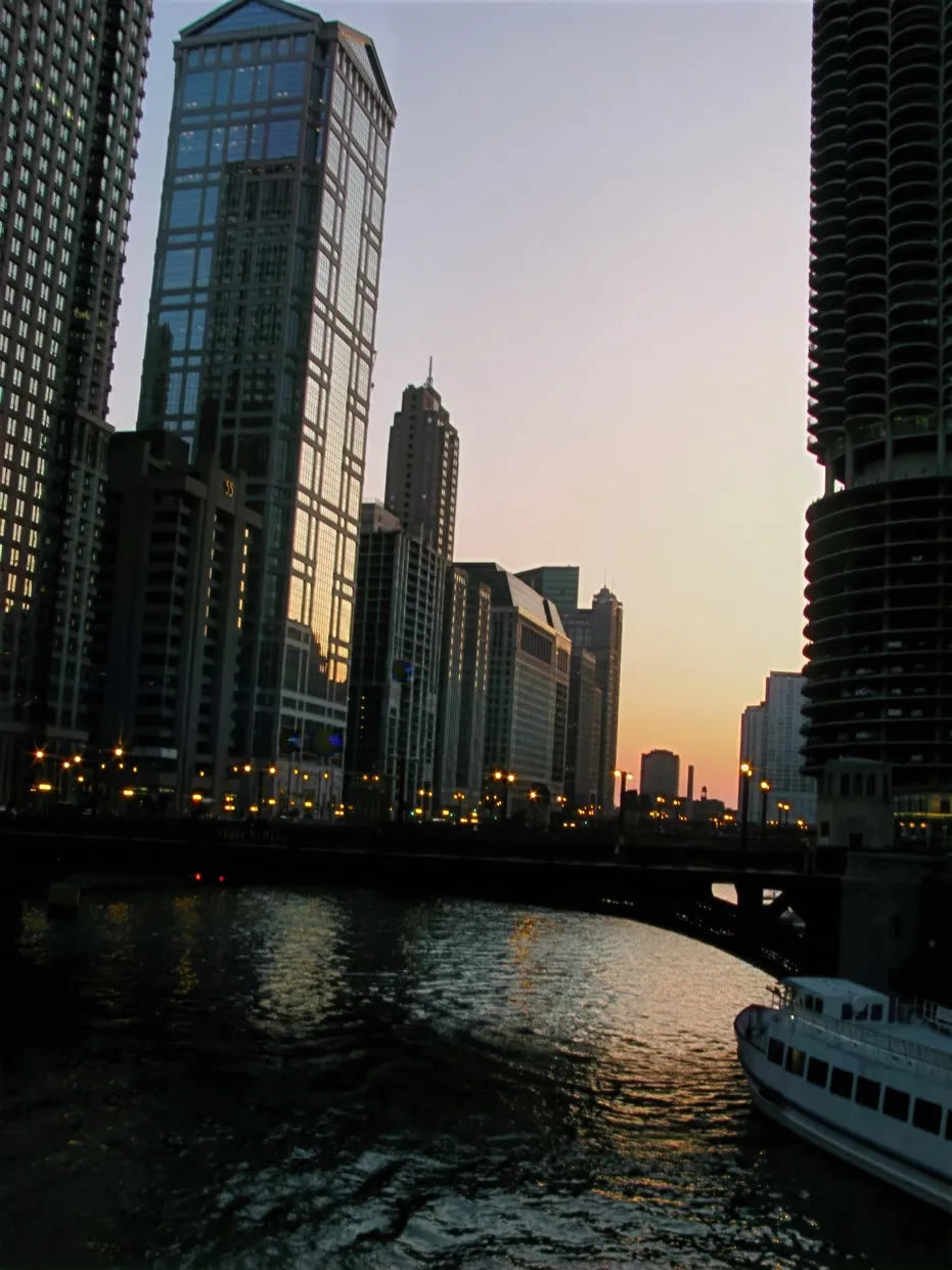 dramatic cityscape with enhanced lighting from Topaz Labs
